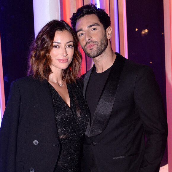 Exclusif - Valentin Léonard et Rachel Legrain-Trapani - Photocall en marge du défilé Etam Live Show. © Pool Agence Bestimage 