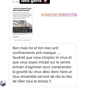 Rachel Legrain-Trapani clashée pour un message sur le couvre-feu, sur Instagram.