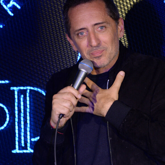 Exclusif - Gad Elmaleh lors de la soirée de lancement du Fridge, le nouveau comedy club de Kev Adams à Paris le 24 septembre 2020. © Rachid Bellak / Bestimage