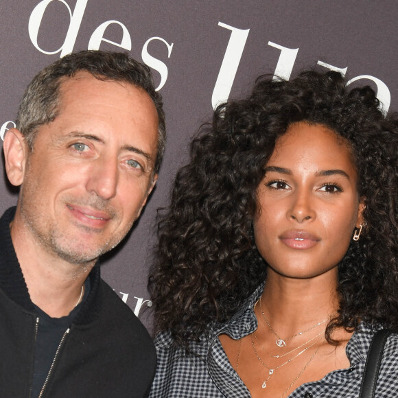 Gad Elmaleh et Cindy Bruna - Avant-première du film "Le Bonheur des uns..." au cinéma Pathé Opéra Premier à Paris, le 8 septembre 2020. © Coadic Guirec/Bestimage