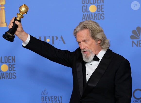 Jeff Bridges lors de la press room de la 76ème cérémonie annuelle des Golden Globe Awards au Beverly Hilton Hotel à Los Angeles, Calfornie, Etats-Unis, le 6 janver 2019. 