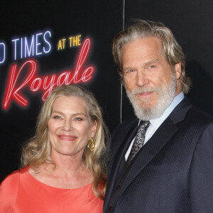 Jeff Bridges et sa femme Susan Geston à la première de "Bad Times At The Royal" au TCL Chinese Theatre à Los Angeles, le 22 septembre 2018.