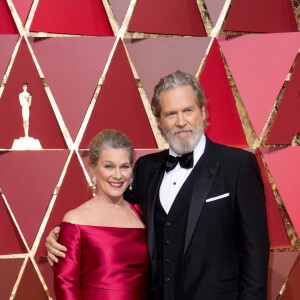 Jeff Bridges et sa femme Susan Geston - Arrivées à la 89ème cérémonie des Oscars au Hollywood & Highland Center à Hollywood, le 26 février 2017. © Ampas/Zuma Press/Bestimage 