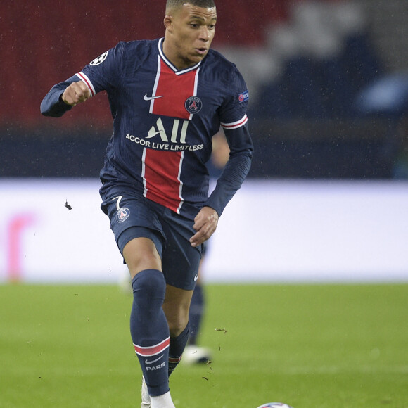 Kylian Mbappe (PSG) - Match de football PSG / Manchester (1-2) en ligue des champions le 20 octobre 2020. © JB Autissier / Panoramic / Bestimage