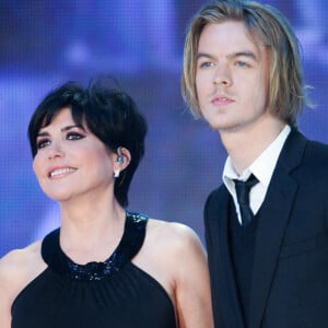 Liane Foly et Thierry Amiel dans l'émission "Tenue de soirée" à Cannes. © Guillaume Gaffiot/Bestimage