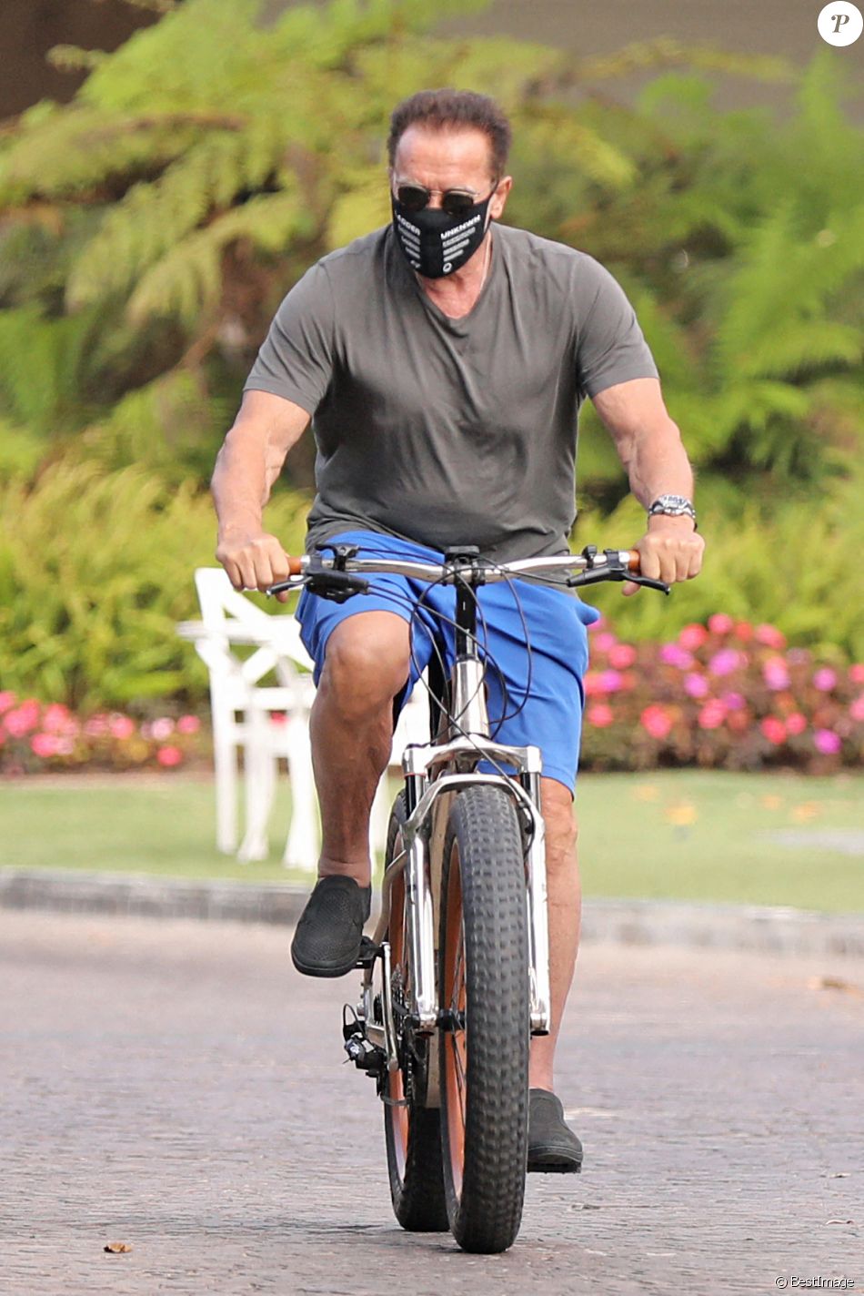 Exclusif - Arnold Schwarzenegger et sa compagne Heather Milligan se