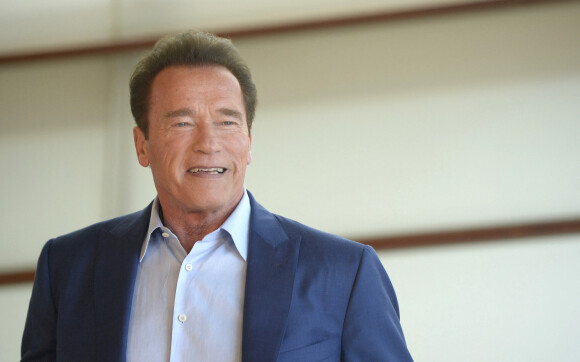 Arnold Schwarzenegger au photocall du film "Wonders of the Sea 3D" lors du 65ème Festival du Film de San Sebastian.