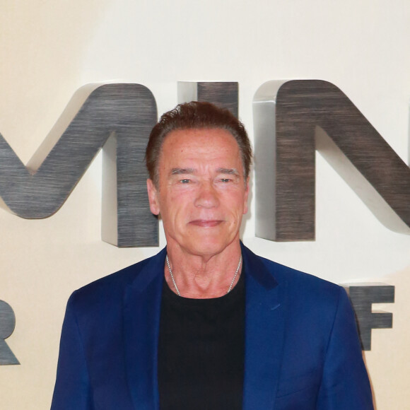 Arnold Schwarzenegger - Photocall de de "Terminator : Dark Fate" à Londres, le 16 octobre 2019.