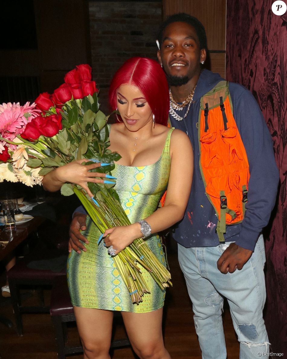Cardi B et son mari, le rappeur Offset sont allés dîner au restaurant