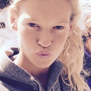 Lucas Pouille et Clémence Bertrand posent sur Instagram.