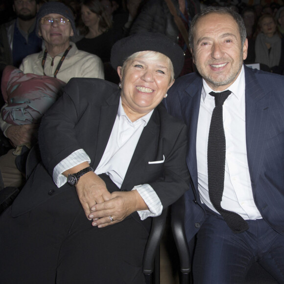 Mimie Mathy, Patrick Timsit - Soirée de clôture du 22e Festival des créations télévisuelles de Luchon. Le 8 février 2020. © Christophe Aubert via Bestimage