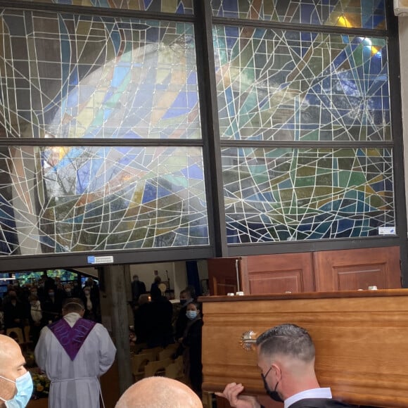 Obsèques de Bruno Martini en l'église Saint Augustin à La Grande Motte le 26 octobre 2020. © Richard Gosselin / Panoramic / Bestimage
