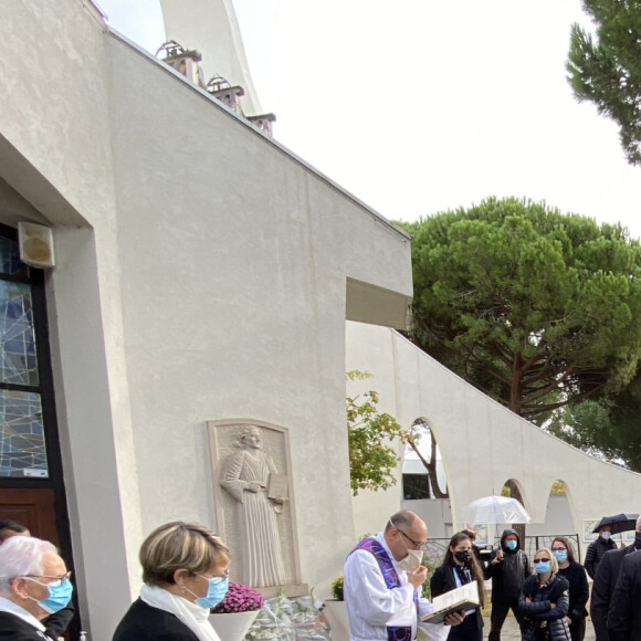 Obsèques de Bruno Martini en l'église Saint Augustin à La Grande Motte le 26 octobre 2020. © Richard Gosselin / Panoramic / Bestimage