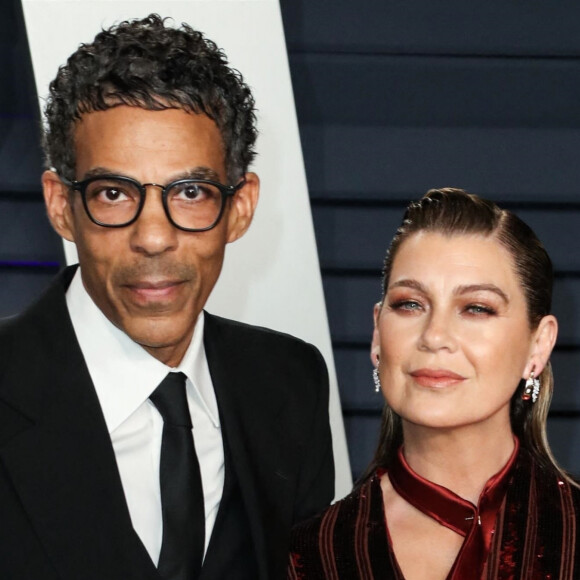 Chris Ivery et sa femme Ellen Pompeo à la soirée Vanity Fair Oscar Party à Los Angeles, le 24 février 2019 