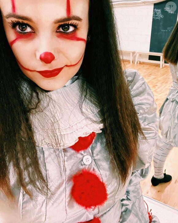 Alizée fête Halloween sur Instagram (2020).