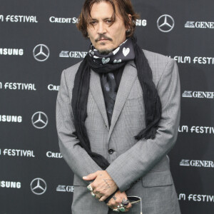 Johnny Depp - Première du film "Crock of Gold : a few rounds with Shane MacGowan" à Zurich. Le 2 octobre 2020