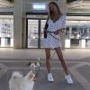 Adixia pose à Cannes, photo Instagram du 13 août 2020