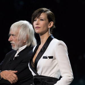 Pierre Richard et Sophie Marceau - 43e cérémonie des César à la salle Pleyel à Paris, le 2 mars 2018. © Dominique Jacovides - Olivier Borde / Bestimage