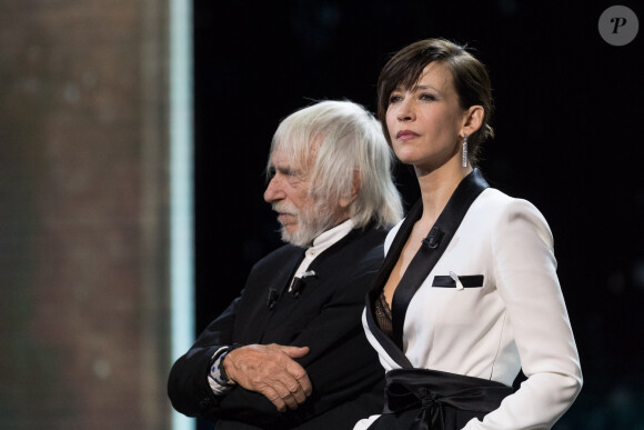 Pierre Richard et Sophie Marceau - 43e cérémonie des César à la salle Pleyel à Paris, le 2 mars 2018. © Dominique Jacovides - Olivier Borde / Bestimage