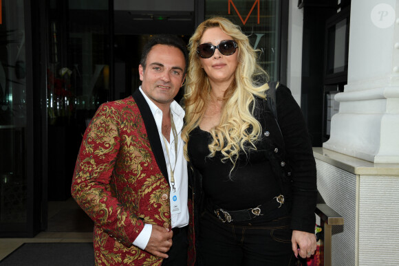 Exclusif - Laurent Amar et Loana Petrucciani arrivent à l'hôtel Five Seas lors du 72e Festival International du Film de Cannes, France, le 21 mai 2019.