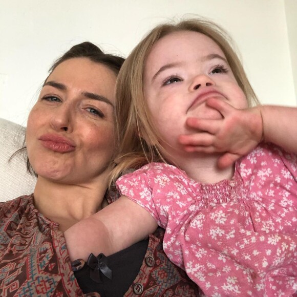 Caterina Scorsone et sa fille Pippa sur Instagram, mai 2020.