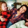 Caterina Scorsone avec ses trois filles sur Instagram, mars 2020.