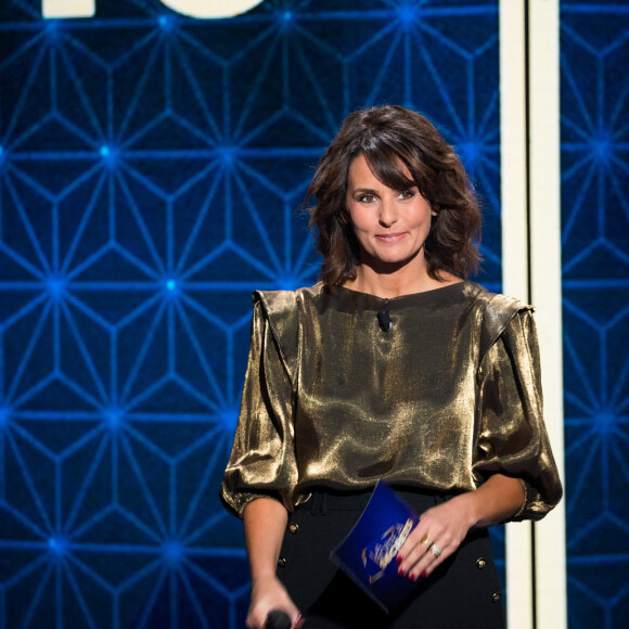 Exclusif - Faustine Bollaert - Enregistrement de l'émission "La Boîte à secrets 3" à Paris, présentée par F.Bollaert. Le 22 janvier 2020 © Tiziano Da Silva / Bestimage 