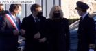 Brigitte et Emmanuel Macron à Colombey-les-Deux-Eglises pour commémorer les 50 ans de la mort du général Charles de Gaulle.