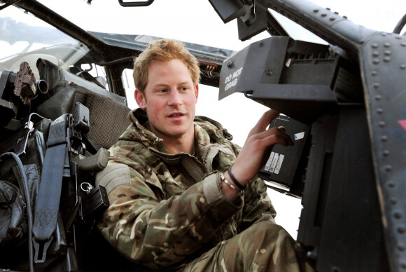Le prince Harry en Afghanistan avec l'armée britannique en 2012.