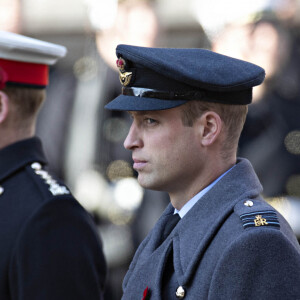 Le prince Harry, duc de Sussex, le prince William, duc de Cambridge - La famille royale d'Angleterre lors du National Service of Remembrance à Londres le 10 novembre 2019.