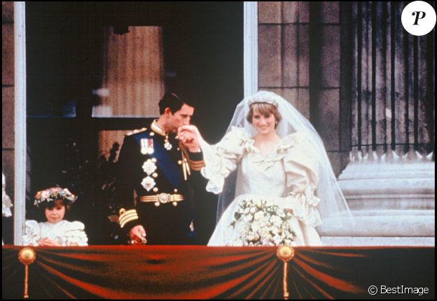 Mariage du prince Charles et Diana à Londres en 1981.