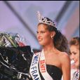  Archives- Mareva Georges, Miss Tahiti, élue Miss France 1991.  