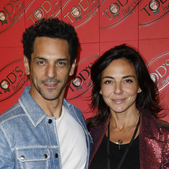 Tomer Sisley, Sandra Sisley au photocall de la soirée Tod's x Alber Elbaz "Happy Moment" au Palais de Tokyo à Paris, France, le 2 juillet 2019. © Marc Ausset-Lacroix/Bestimage 