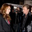 Laura Smet, Johnny Hallyday et sa femme Laeticia à Paris en 2008.