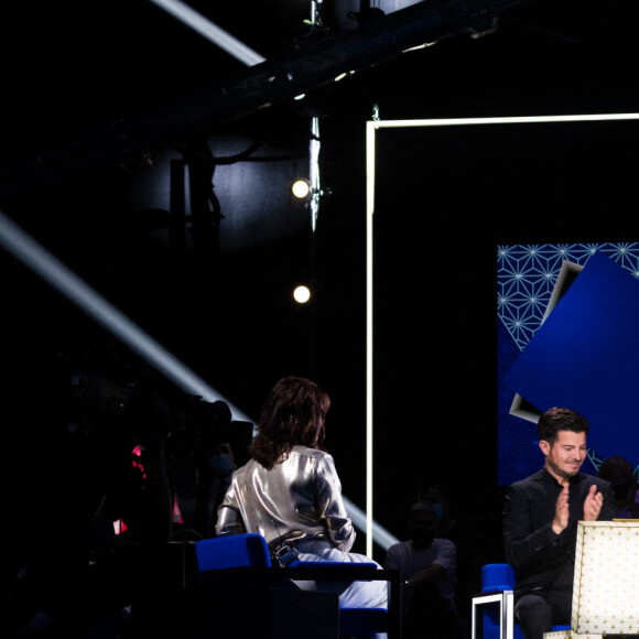 Exclusif - Vincent Niclo, Anne Roumanoff, Amir Haddad - Enregistrement de l'émission "La boite à secrets" N°6, présentée par F.Bollaert, qui sera diffusée le 13 novembre sur France 3. Le 22 septembre 2020 © Tiziano Da Silva / Bestimage