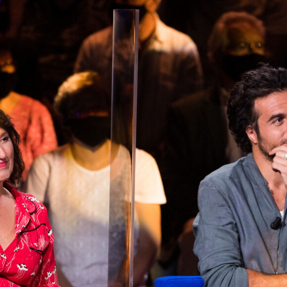 Exclusif - Anne Roumanoff, Amir Haddad - Enregistrement de l'émission "La boite à secrets" N°6, présentée par F.Bollaert, qui sera diffusée le 13 novembre sur France 3. Le 22 septembre 2020 © Tiziano Da Silva / Bestimage