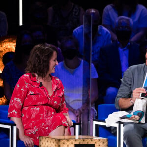 Exclusif - Anne Roumanoff, Amir Haddad - Enregistrement de l'émission "La boite à secrets" N°6, présentée par F.Bollaert, qui sera diffusée le 13 novembre sur France 3. Le 22 septembre 2020 © Tiziano Da Silva / Bestimage