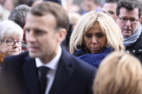 Brigitte Macron - Bataclan - Commémoration du second anniversaire des attentats du 13 novembre 2015 à Paris le 13 novembre 2017. © Eliot Blondet / Pool / Bestimage