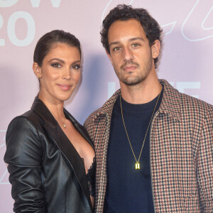 Iris Mittenaere et Diego El Glaoui - Photocall du défilé Etam Live Show 2020 à Paris le 29 septembre 2020. © Pool Agence Bestimage 