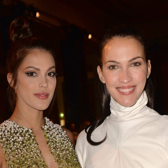 Iris Mittenaere et Linda Hardy - People au défilé de mode Haute-Couture printemps-été 2020 Stéphane Rolland à Paris, le 21 janvier 2020. © Veeren Ramsamy-Christophe Clovis/Bestimage 