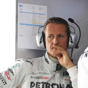 Michael Schumacher lors du grand prix de Formule 1 a New Delhi en Inde le 26 octobre 2012.