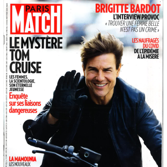 Brigitte Bardot dans le magazine "Paris Match", le 19 novembre 2020.