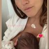 Joyce Jonathan a partagé cette nouvelle photo avec son bébé sur Instagram. Novembre 2020.
