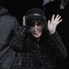 Isabelle Adjani - People à la sortie du défilé Chanel collection prêt-à-porter Automne/Hiver 2020-2021 lors de la Fashion Week à Paris le 3 mars 2020.