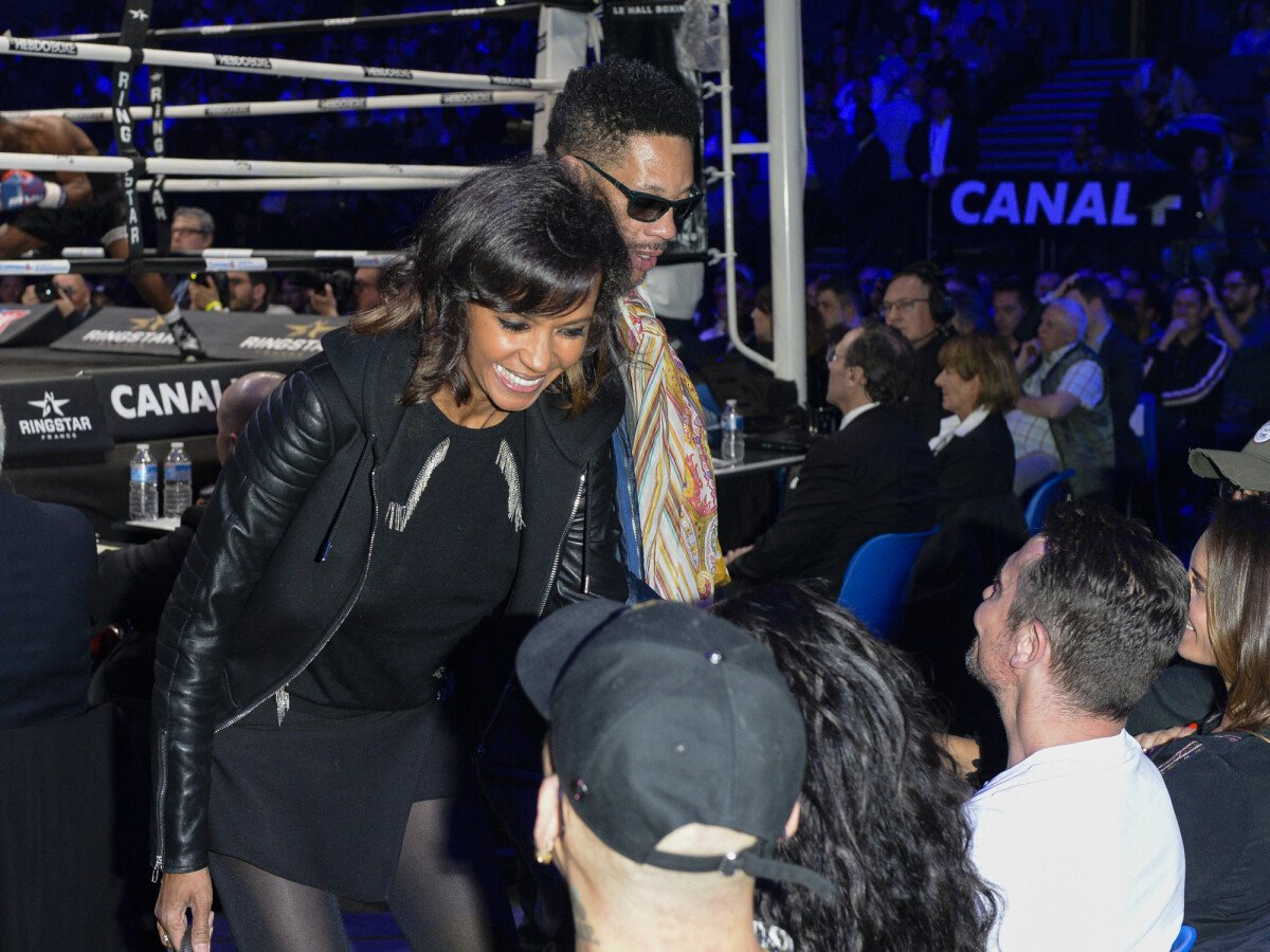 Photo Didier Morville, dit JoeyStarr (Joey Starr) et sa compagne Karine Le Marchand avec Kool