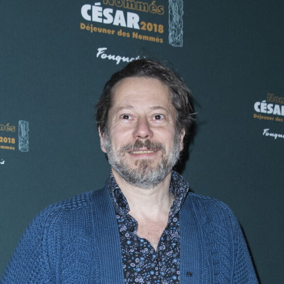 Mathieu Amalric est nommé pour le César du meilleur scénario original (Barbara) - Déjeuner des nommés pour la 43ème cérémonie des César 2018 au restaurant Fouquet's à Paris, France, le 10 février 2018. © Olivier Borde/Bestimage 