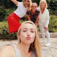 Alexandra Lamy, sa maman, sa soeur Audrey Lamy et sa fille Chloé Jouannet, sur Instagram pour la fête des Mères, le 7 juin 2020.