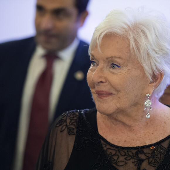 Line Renaud - Le président de la République française participe au dîner annuel du Conseil de Coordination des organisations Arméniennes de France (CCAF), à l'Hôtel du Collectionneur à Paris, France, le 29 janvier 2020. © Eliot Blondet/Pool/Bestimage 