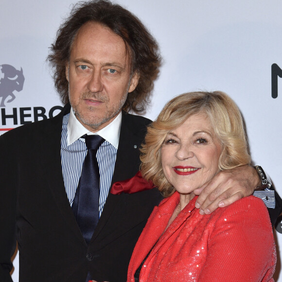 Nicoletta et son mari Jean-Christophe Molinier - Gala Mawoma, 1er concours mondial itinérant consacré aux femmes cheffes d'orchestre à la Conciergerie à Paris le 9 mars 2020. © Giancarlo Gorassini/Bestimage