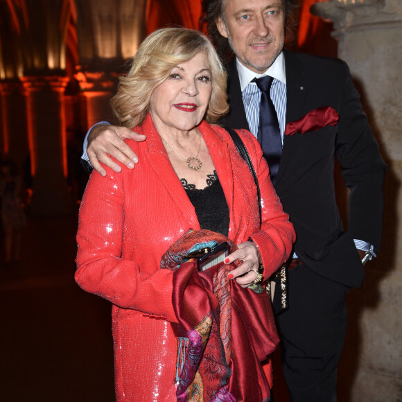 Nicoletta et son mari Jean-Christophe Molinier - Gala Mawoma, 1er concours mondial itinérant consacré aux femmes cheffes d'orchestre à la Conciergerie à Paris le 9 mars 2020. © Giancarlo Gorassini/Bestimage